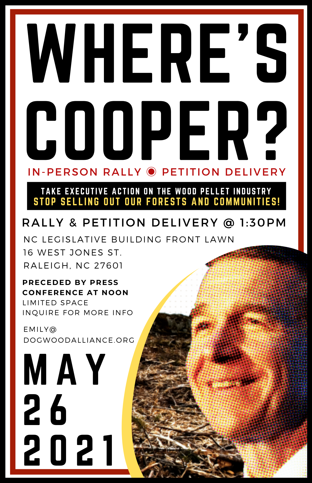 Governor Cooper Rally for Forests and Justice